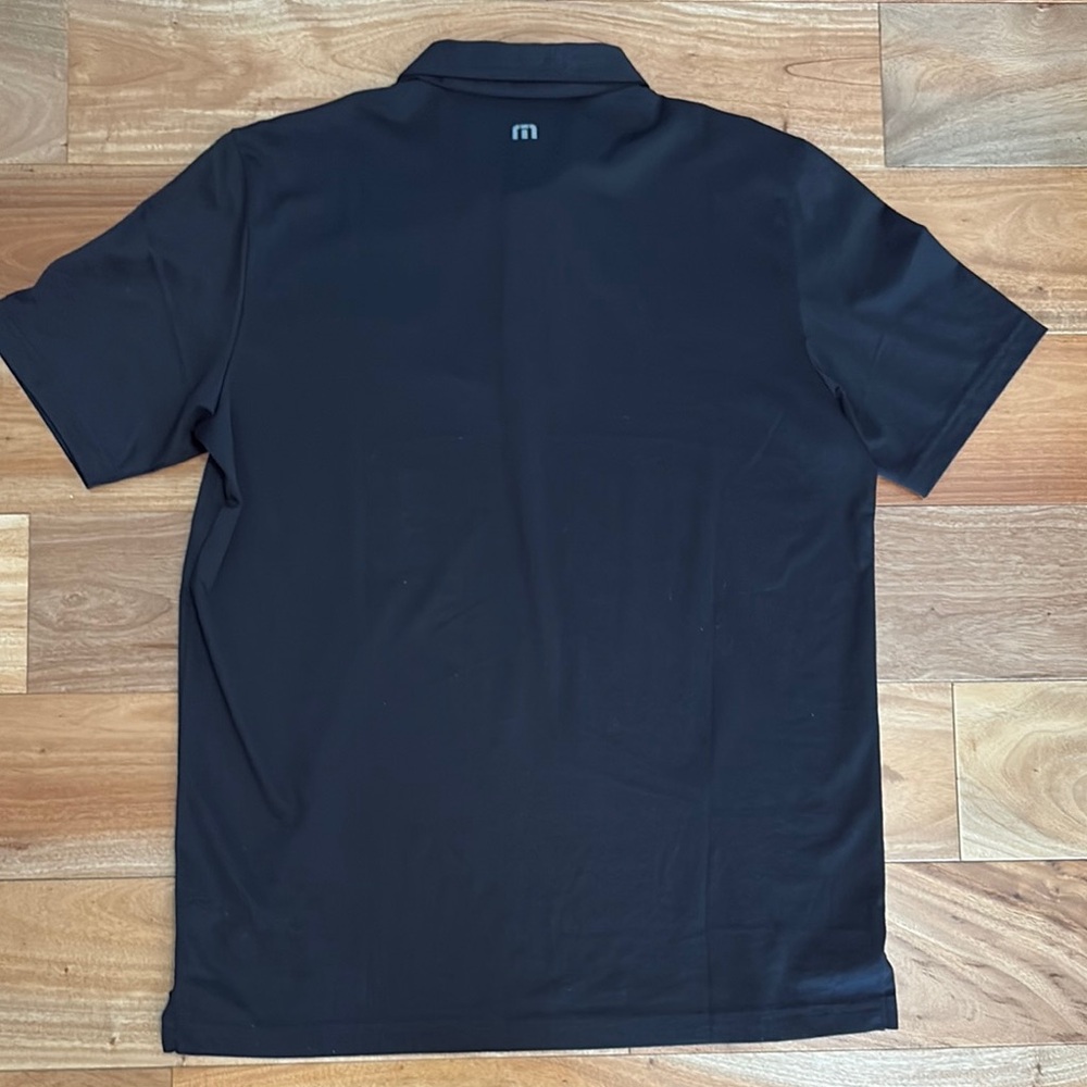 Travis Mathew Black Polo Shirt Casual Wear - Picture 8 of 9
